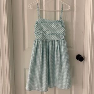 blue gingham sundress!